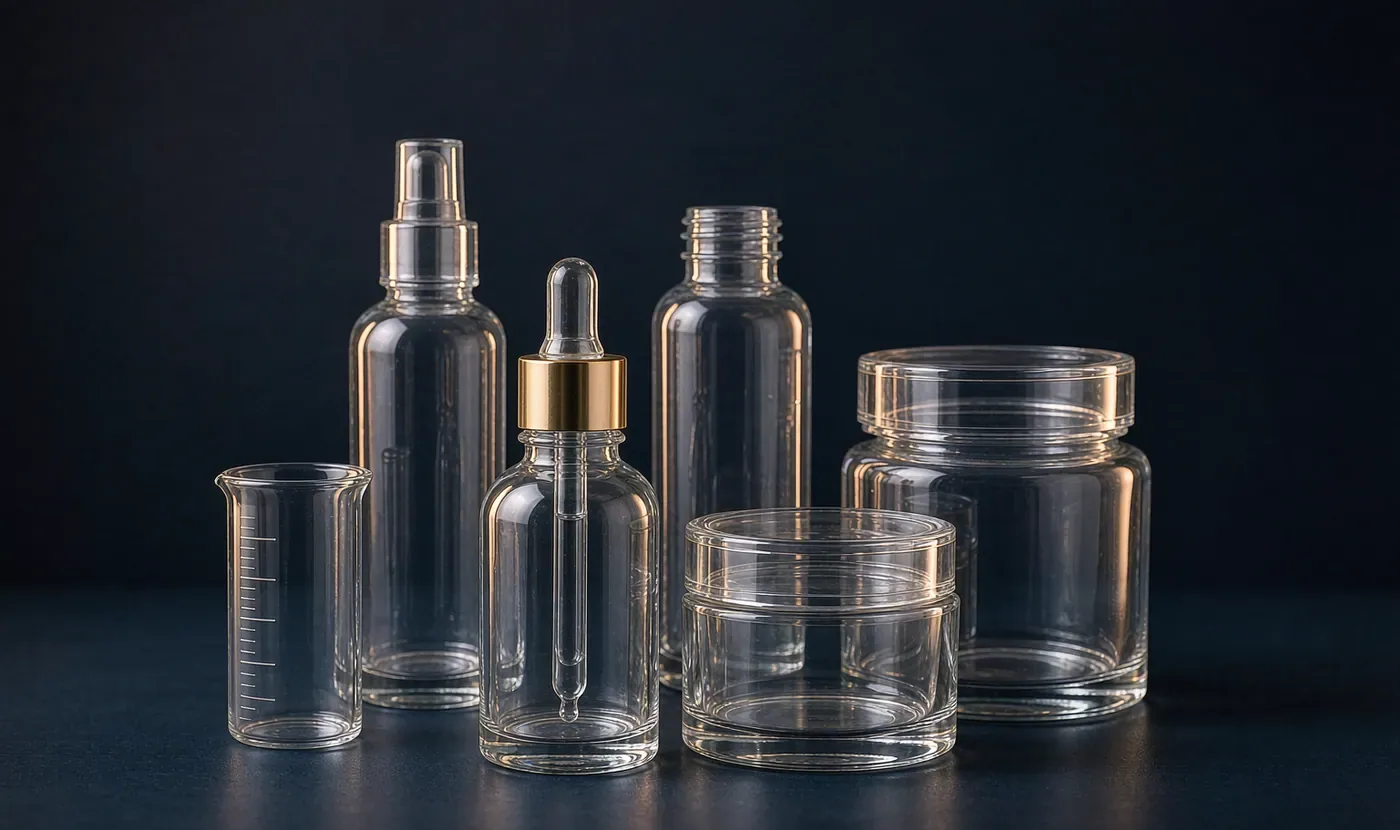 Cómo Elegir Packaging de Vidrio Personalizado — Concepto de Diseño Ilustrativo
