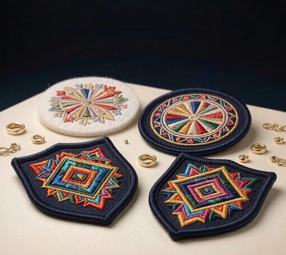 Embroidered Patches — Illustrative Design Concept