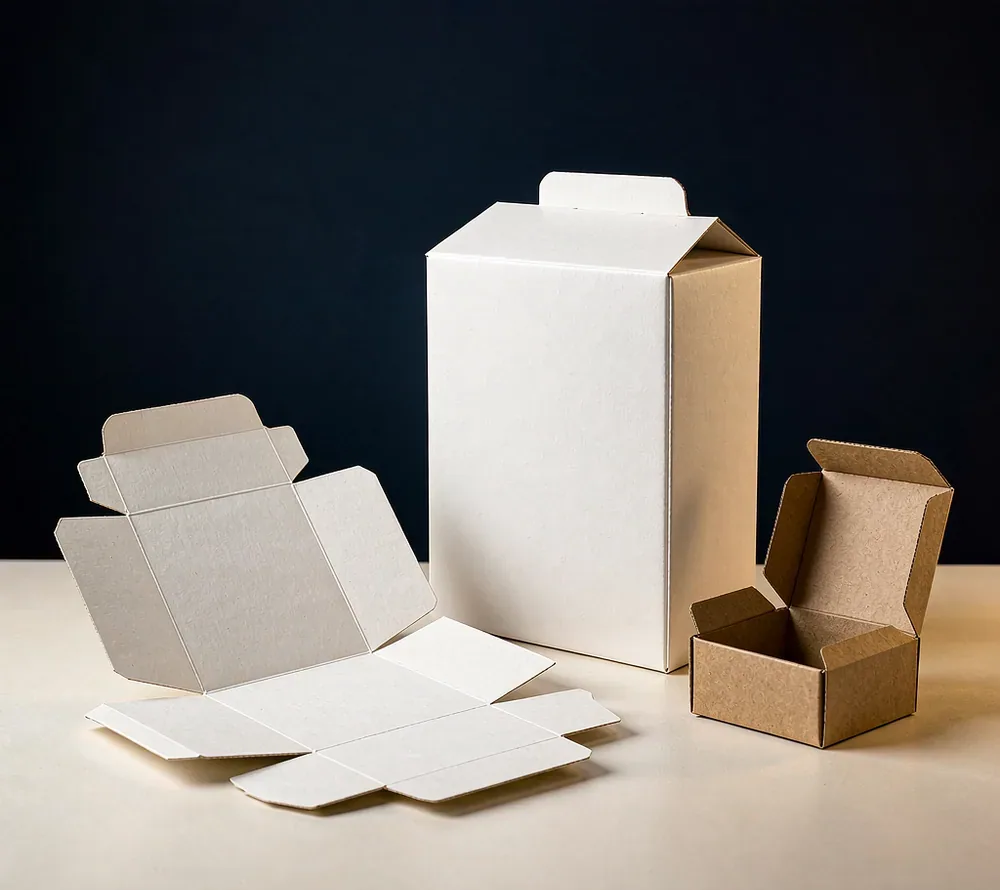 Estuches Plegables — Concepto de Diseño Ilustrativo